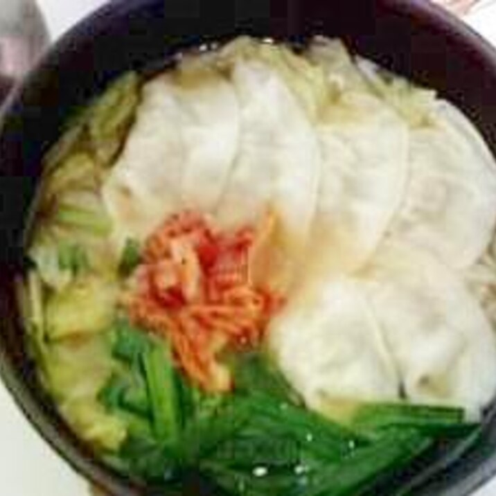 野菜たっぷり餃子鍋